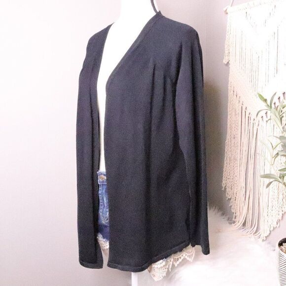 Maurices | Black Open Front Cardigan Medium - Picture 1 of 7